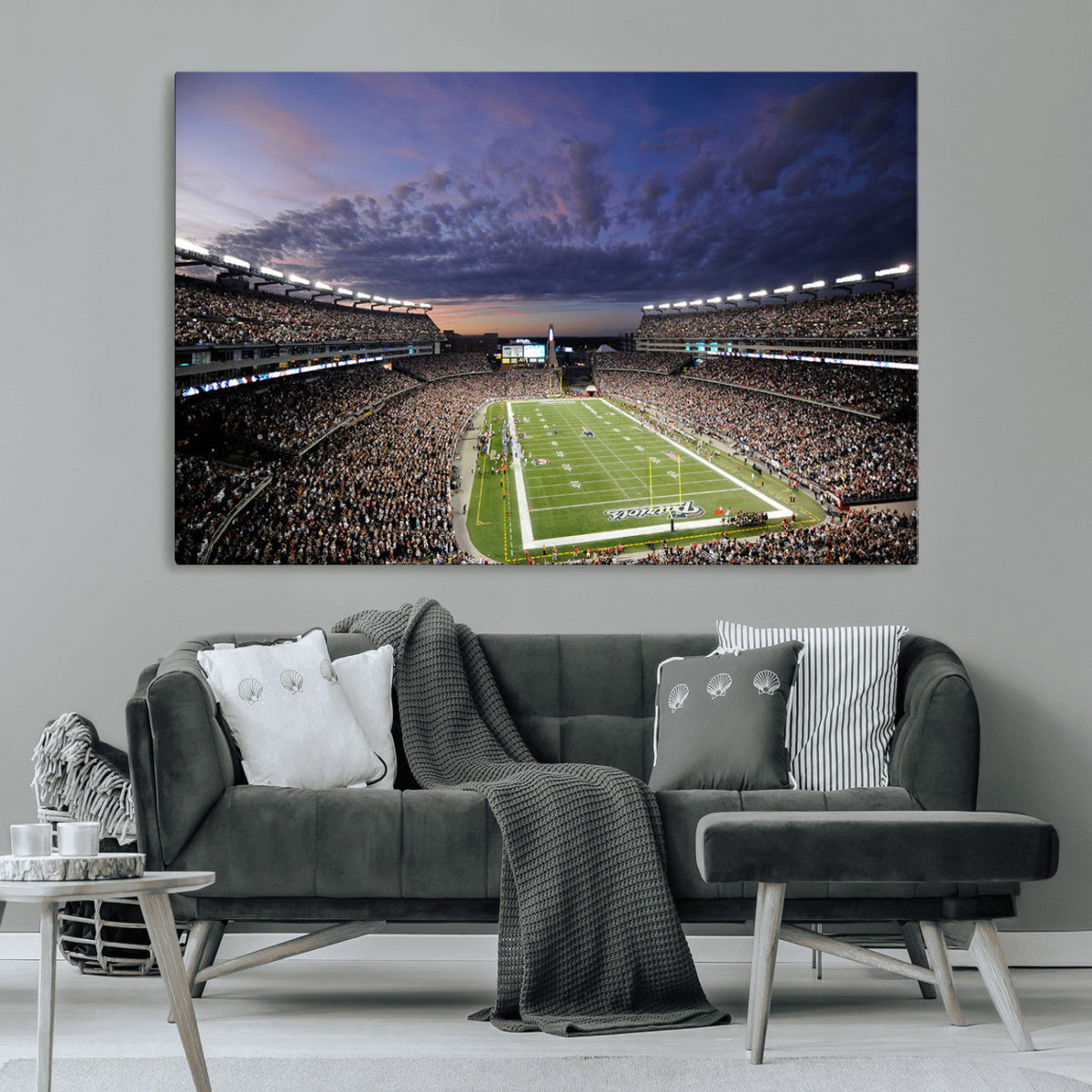 New England Patriots Football Team Print - Foxborough