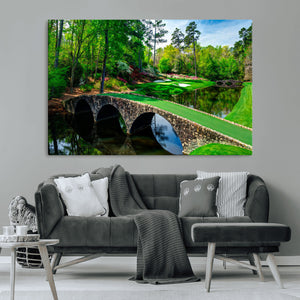 Augusta National Golf Club Wall Art - Panoramic Bridge &