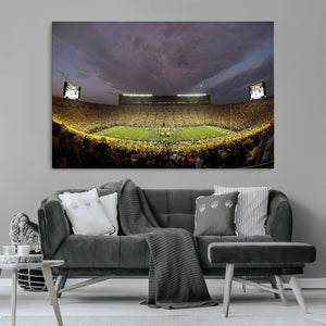 Michigan Wolverines Print - Michigan Stadium Wall Art Canvas