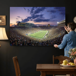 Notre Dame Fighting Irish Football Team Print - Notre Dame