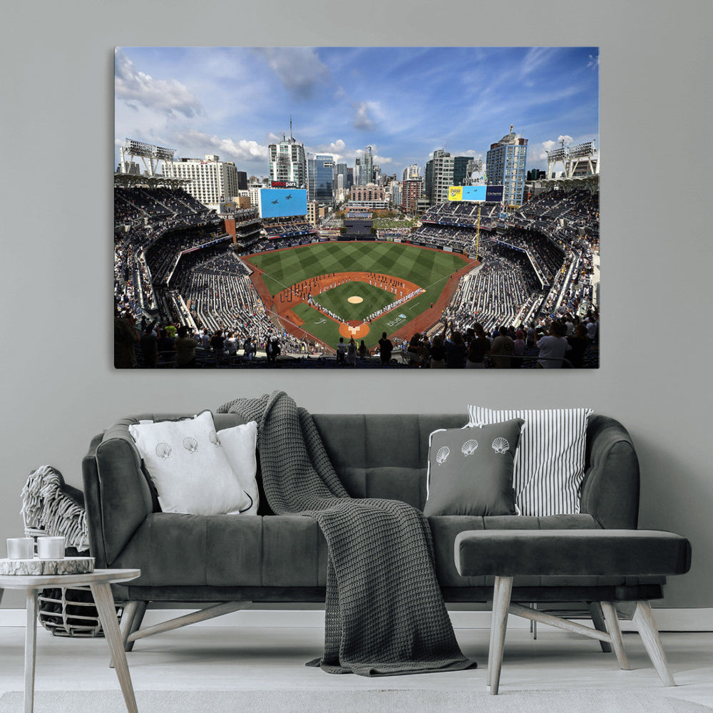 San Diego Padres Baseball Team Print - Petco Park Stadium
