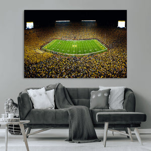 Stadium in Michigan Wall Art Canvas Print, Framed American
