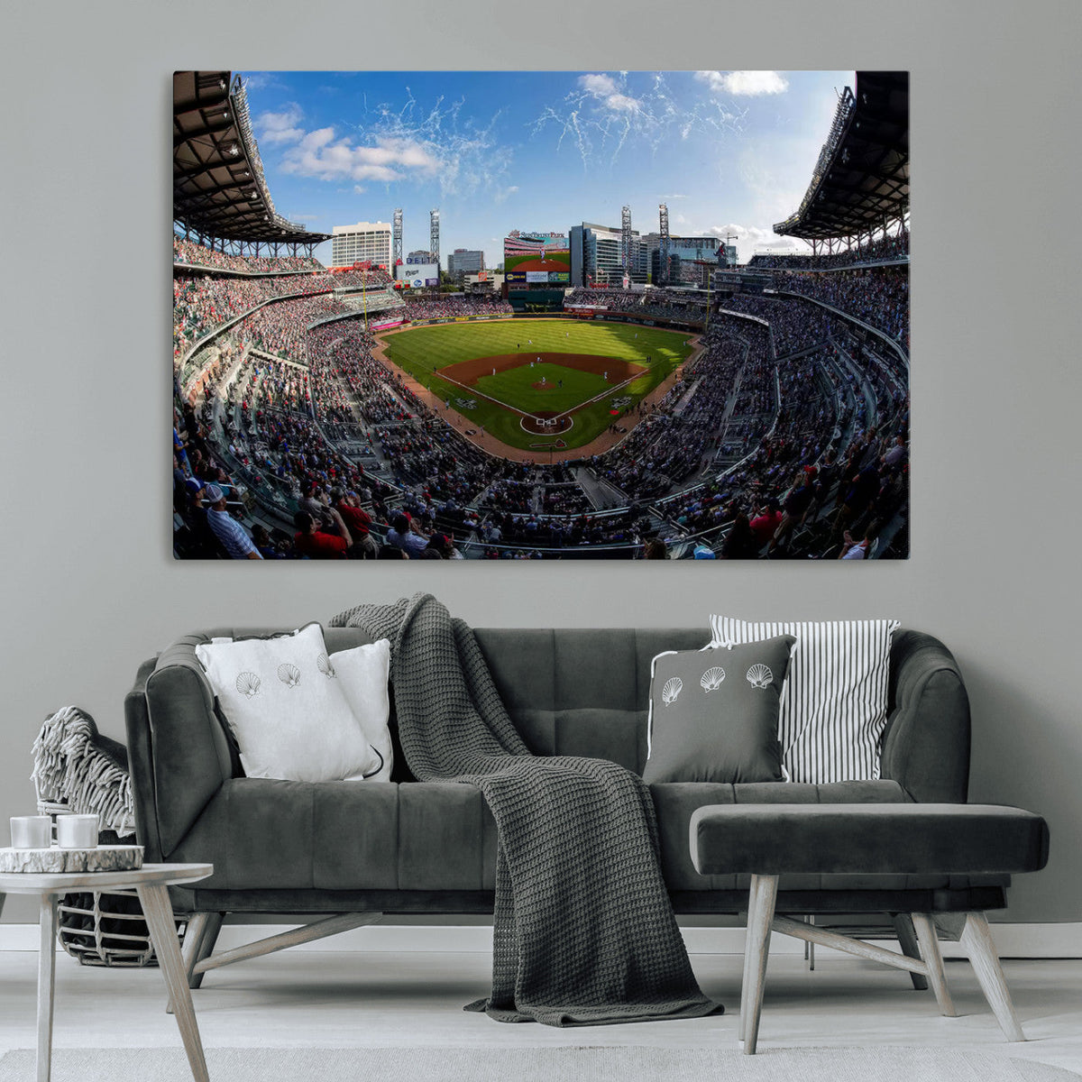Truist Park Stadium Canvas Wall Art - Atlanta Braves Game