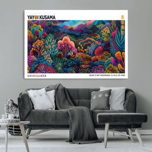 Framed Yayoi Kusama 1986 Wall Art Print – Japanese Wall Art