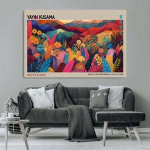 Yayoi Kusama Wall Art Canvas Print, Abstract Art, Large