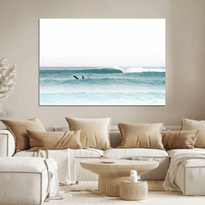 Surfing Wall Art Canvas Print – Framed Ocean Waves