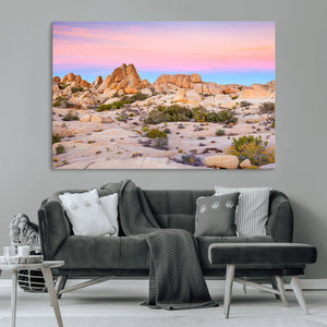 Vibrant Sunset Sky Wall Art Canvas Print – Framed Joshua