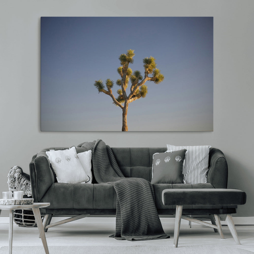Joshua Tree Wall Art Canvas Print – Framed Southwestern