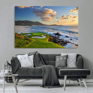 Pebble Beach Golf Links Wall Art Canvas Print – Iconic