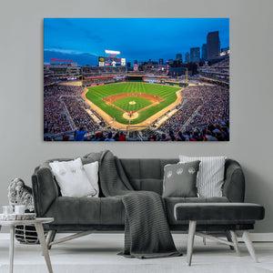 Target Field Stadium Wall Art Canvas Print – Minnesota Twins