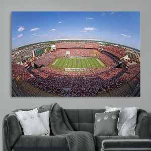 William Brice Stadium Wall Art Canvas Print – Stadium Crowd