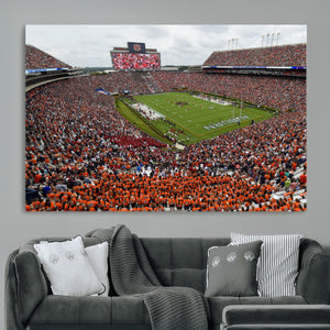 Jordan-Hare Stadium Wall Art Canvas Print, College Sports