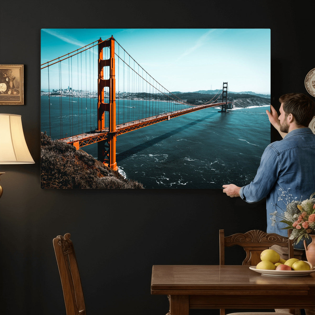 Golden Gate Bridge Wall Art Canvas Print – San Francisco