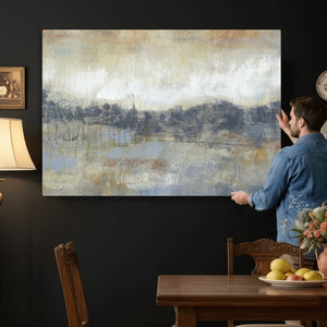 Abstract Neutral Landscape Painting Wall Art