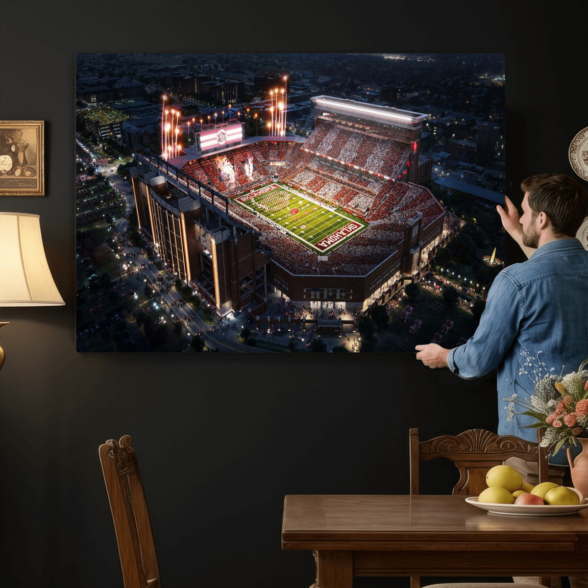 Oklahoma Memorial Stadium - Gaylord Memorial Stadium Wall