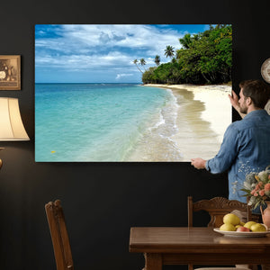 Puerto Rico Beach Paradise Wall Art – Tropical Coastal Print