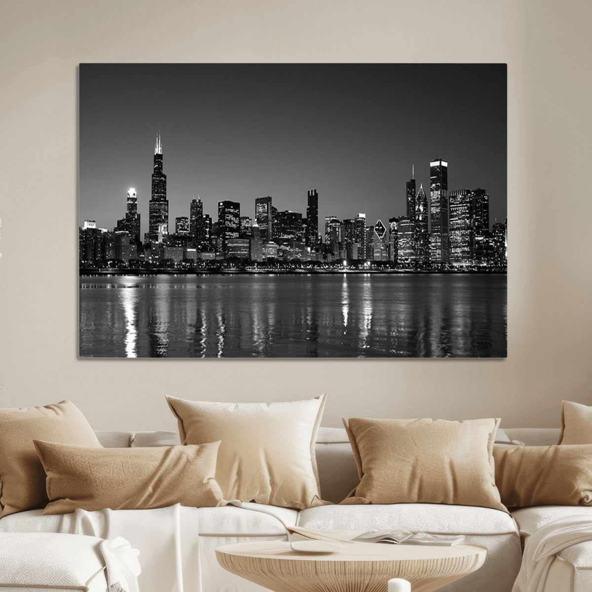 Chicago Wall Art Canvas Print