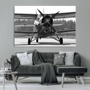 Wall Art Old War Plane Canvas Print