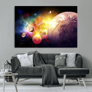 Space and Galaxy Canvas Print