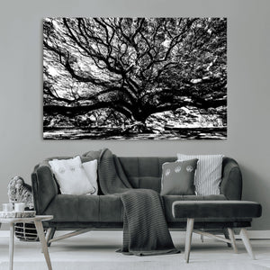 Mighty Angel Oak Wall Art | Angel Oak Tree Art Print