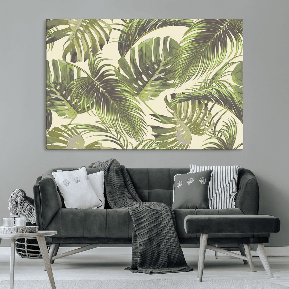 Palm Leaves Canvas Print