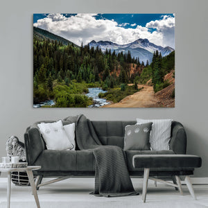 San Juan Nal Forest Wall Art Landscape Canvas Print