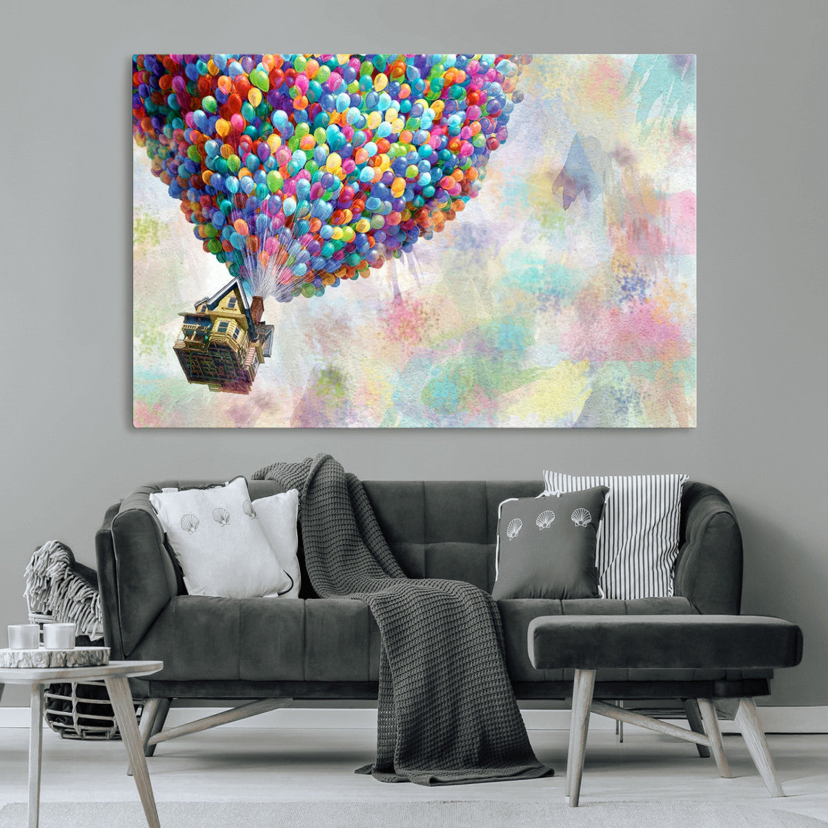 Up Pixar Poster, Look Up Pixar Wall Art, Up Pixar Canvas,