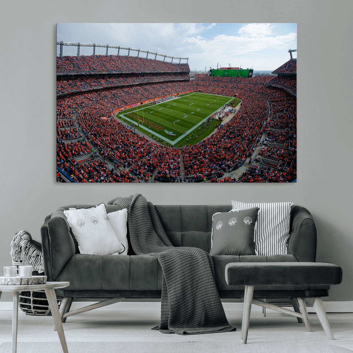 Denver Broncos Football Team Print - Empower Field Mile High