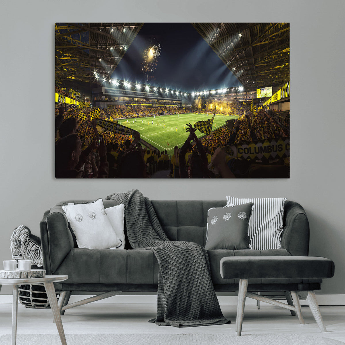 Columbus Crew Soccer Team Print - Columbus Crew Stadium Wall