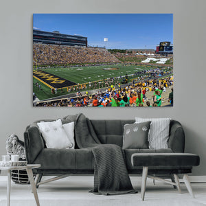 University of Missouri Tigers Football Team Print - Columbia