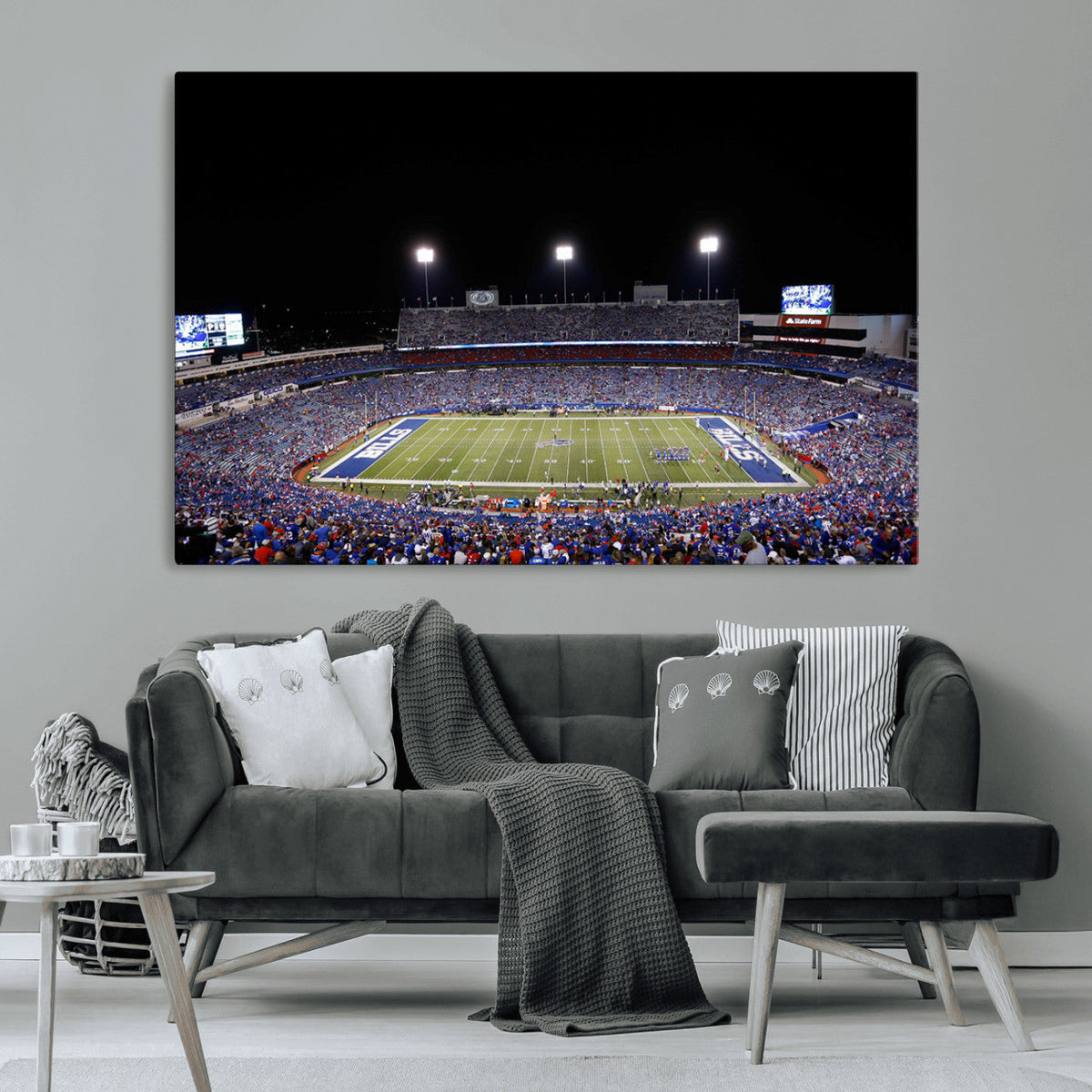 Buffalo Bills Wall Art - Buffalo Bills Stadium Canvas Print,