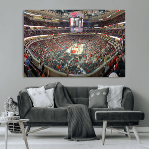 United Center Chicago Bulls Stadium Wall Art Canvas Print