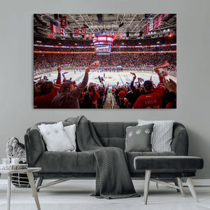 Carolina Hurricanes Ice Hockey Stadium Wall Art, Carolina