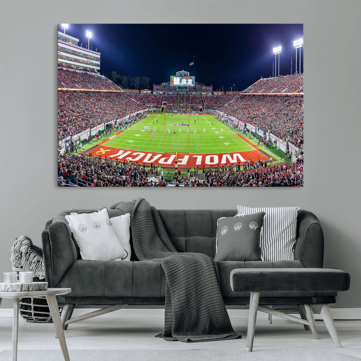 NC State Wolfpack Canvas Print - Raleigh Carter-Finley
