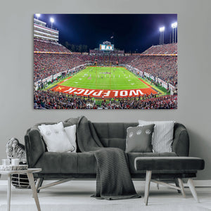 NC State Wolfpack Canvas Print - Raleigh Carter-Finley