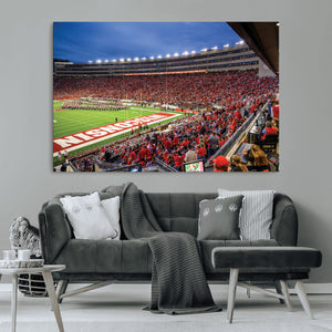 Wisconsin Badgers Football Team Print - Madison Camp Randall