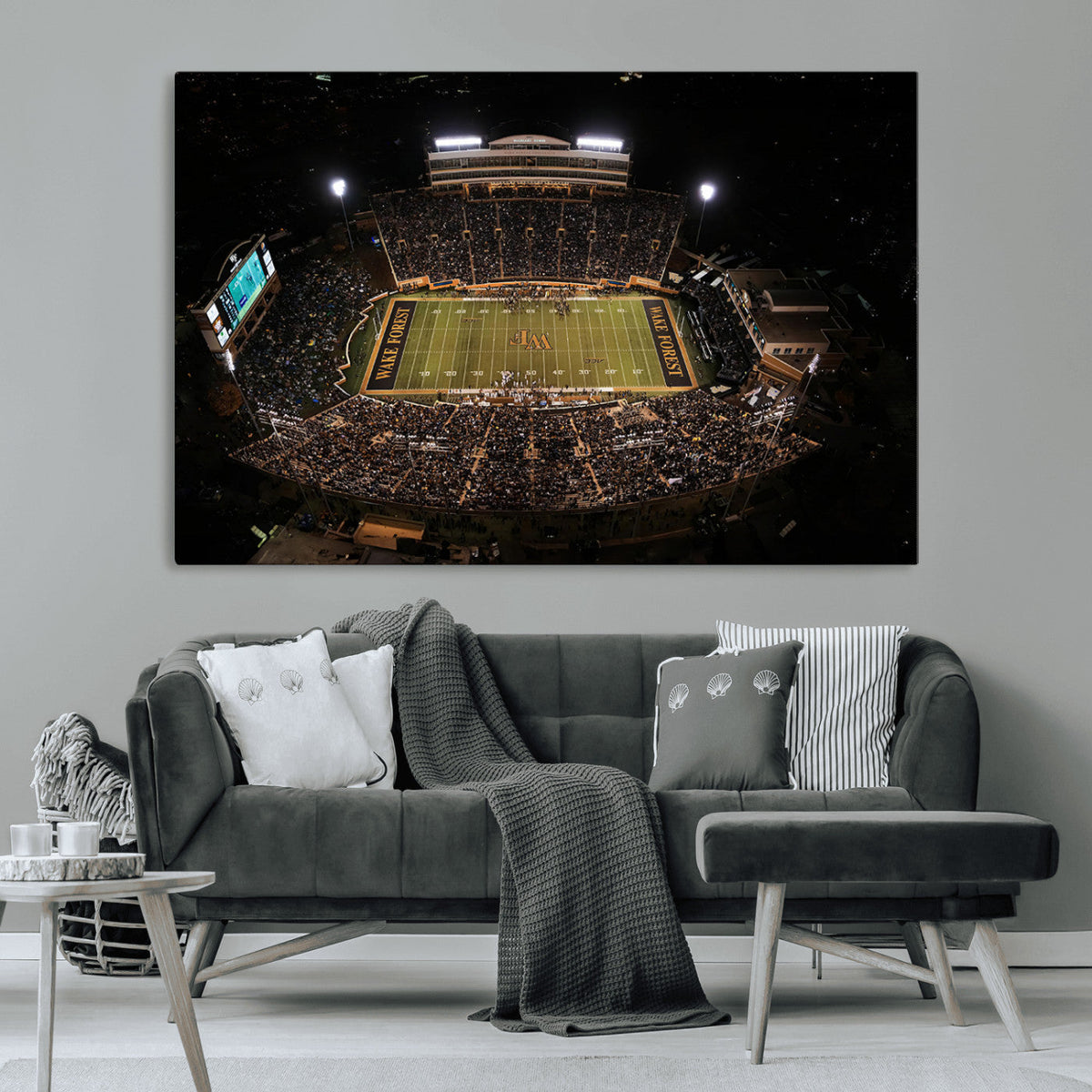 Wake Forest University Demon Deacons Canvas Printi, Football