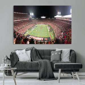 University of Louisville Cardinals Football Team Print -