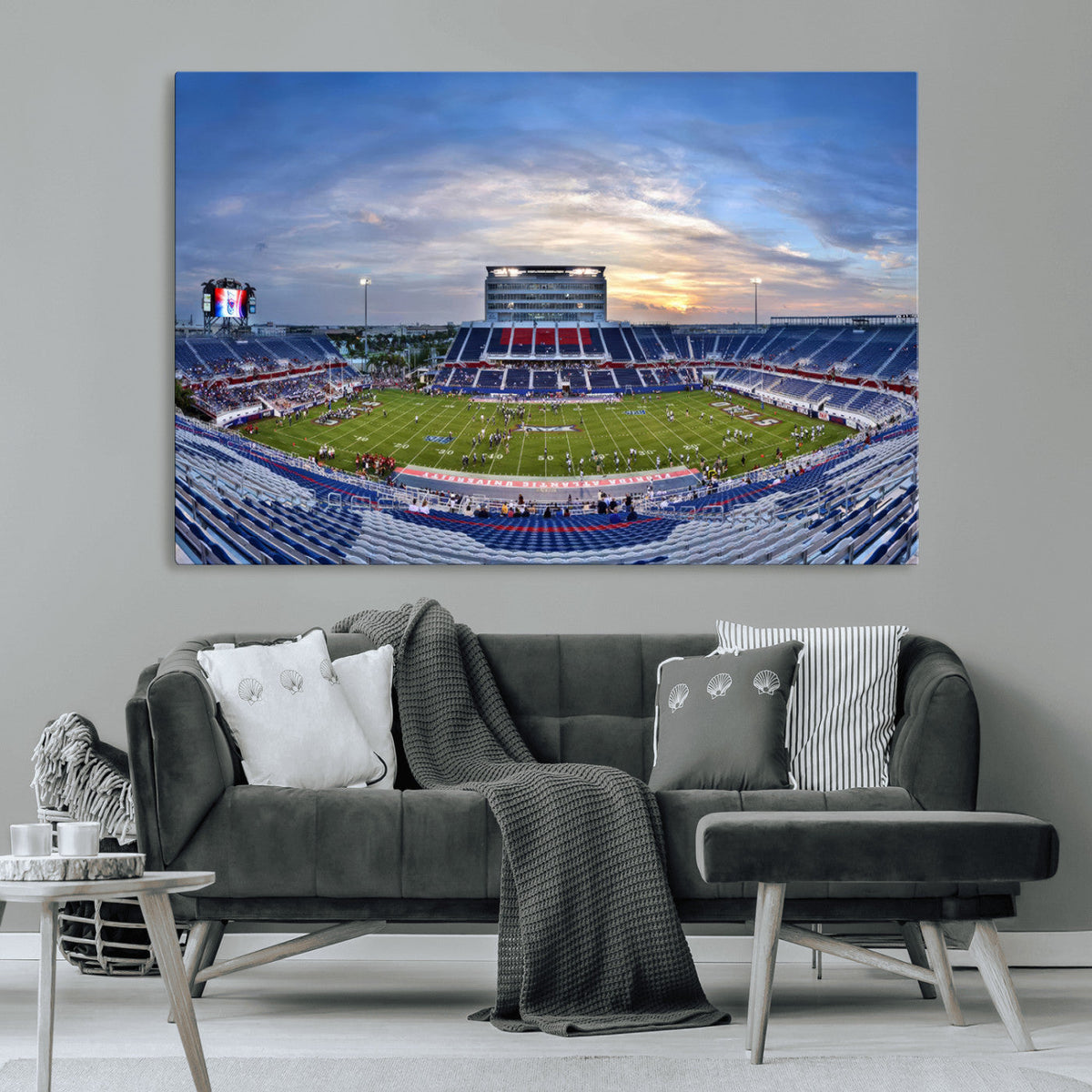 Florida Atlantic University Owls Football Team Print - Boca
