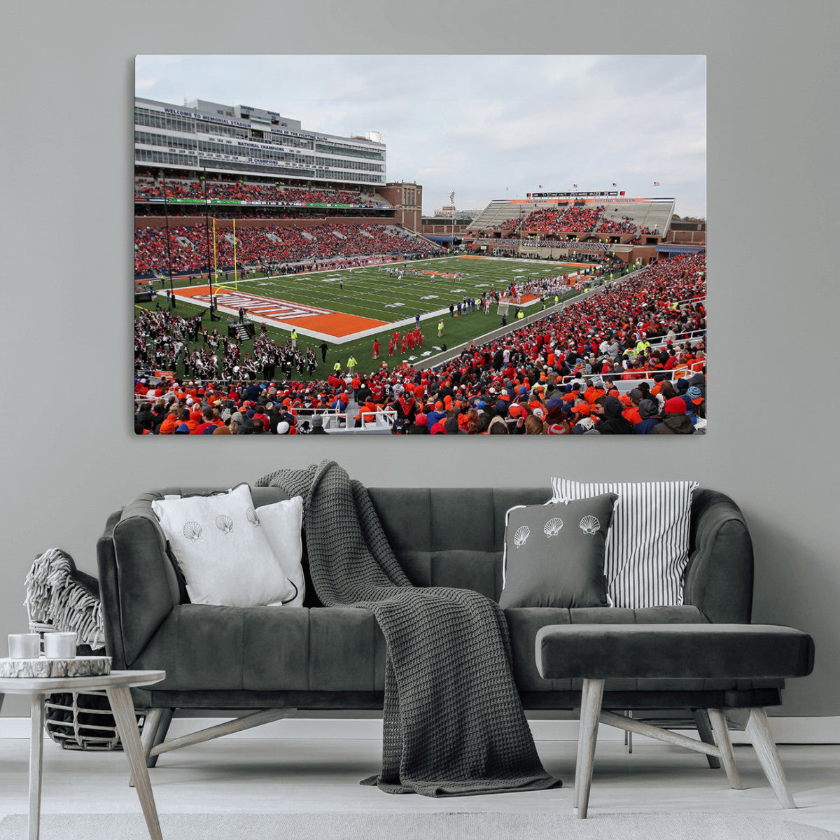 University of Illinois Fighting Illini Football Team Print -