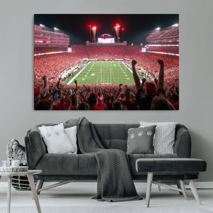 University of Nebraska Cornhuskers Football Team Print -