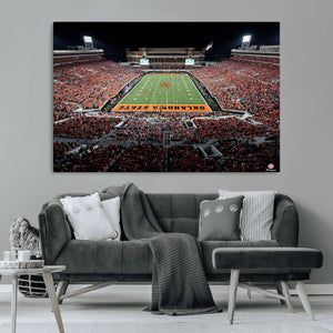 Oklahoma State Cowboys Canvas Print, Football Team Print -