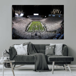 Penn State Beaver Stadium Canvas Wall Art - Nittany Lions