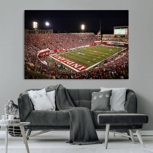 Indiana University Hoosiers Football Team Print Canvas -
