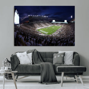 Michigan State Spartans Canvas, Framed Football Team Print -