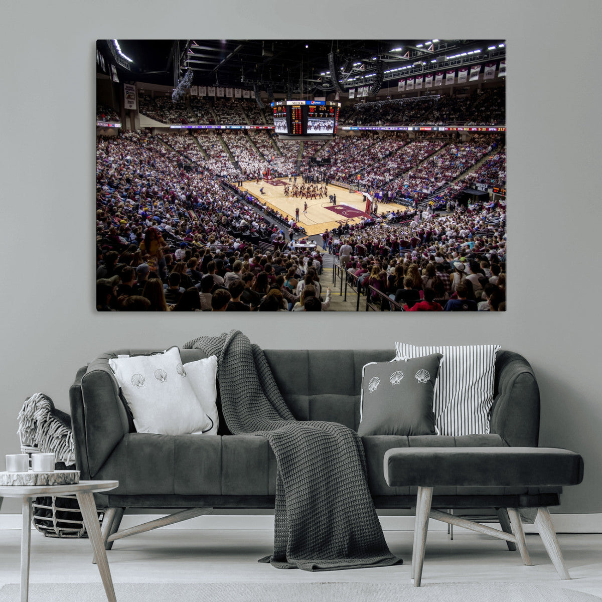 University of Nebraska Cornhuskers Basketball Team Print -
