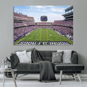 TCU Horned Frogs Football Team Print - Fort Worth Amon G.