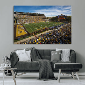University of Wyoming Cowboys Football Team Print - Laramie
