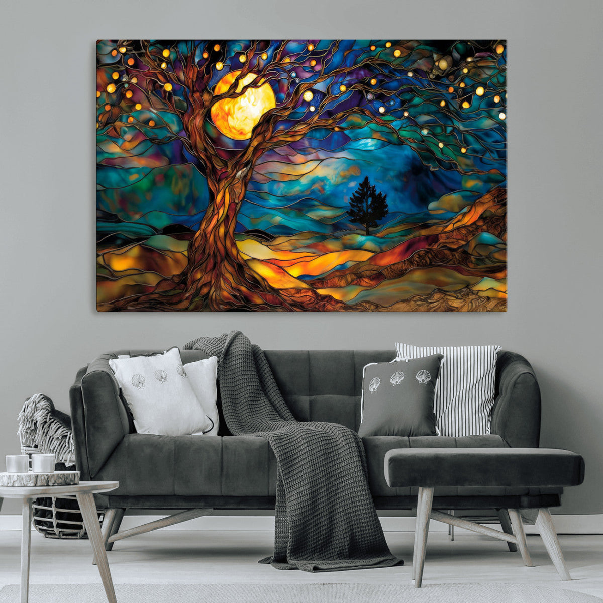 Tree of Life Wall Art - Yggdrasil Tree of Life Canvas Print