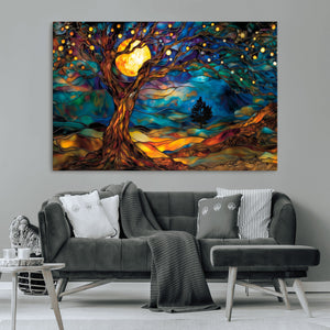 Tree of Life Wall Art - Yggdrasil Tree of Life Canvas Print